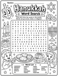 Hanukkah Word Search