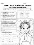 Adding and Subtracting Positive and Negative Integers – Practice Resource