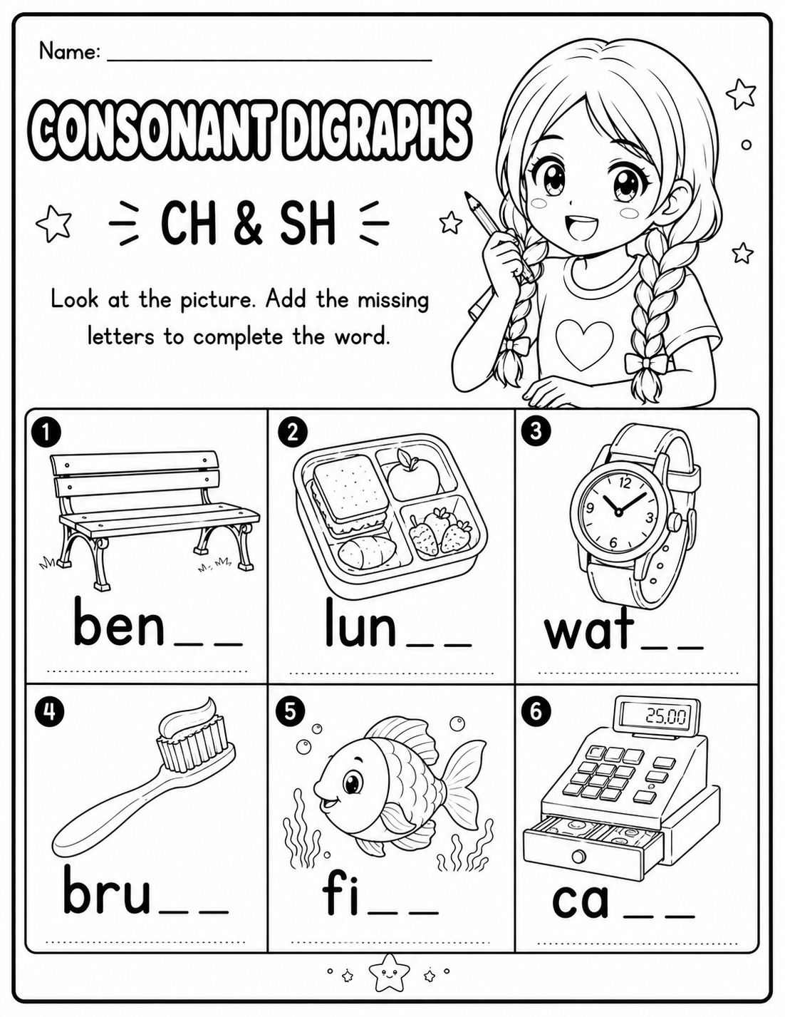 Sound it Out – SH & CH Digraph Worksheets
