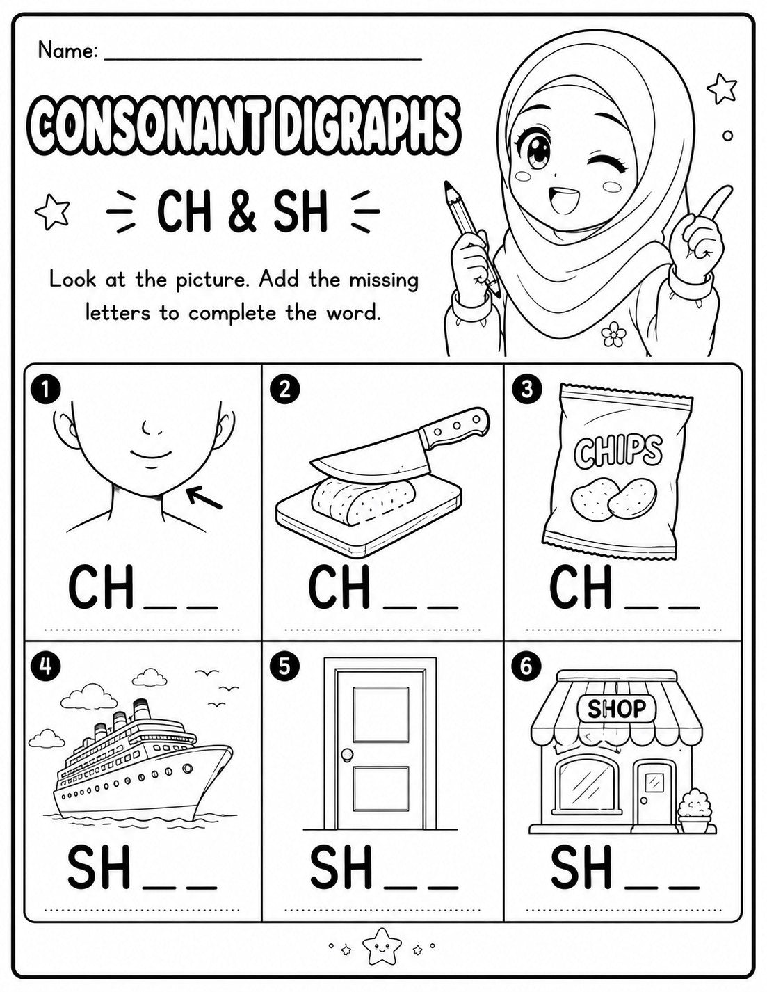 Sound it Out – SH & CH Digraph Worksheets